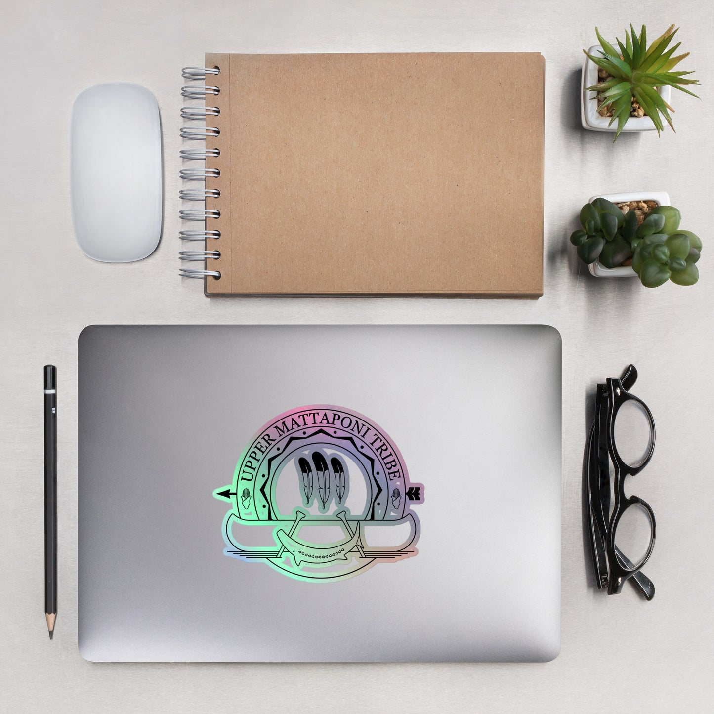 UMT Black Seal Holographic Sticker