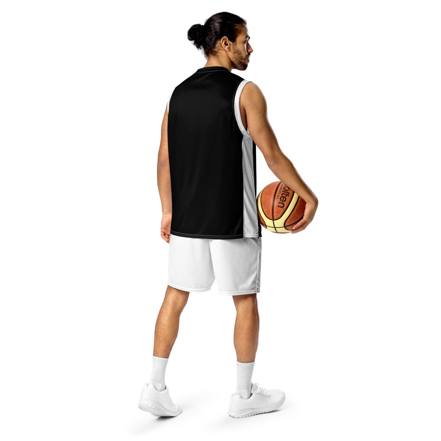 UMT Recycled Unisex Basketball Jersey (Black)