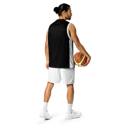 UMT Recycled Unisex Basketball Jersey (Black)