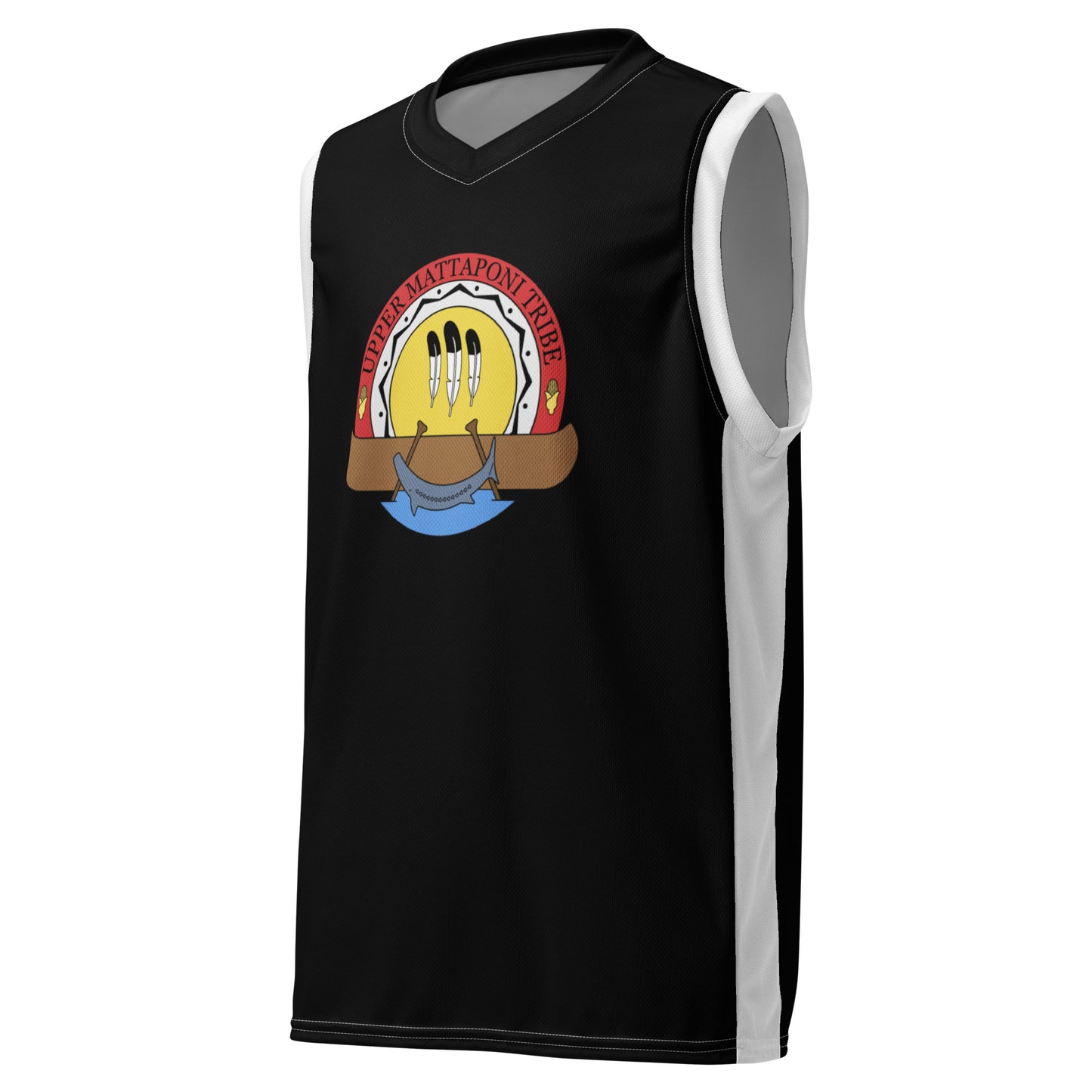 UMT Recycled Unisex Basketball Jersey (Black)
