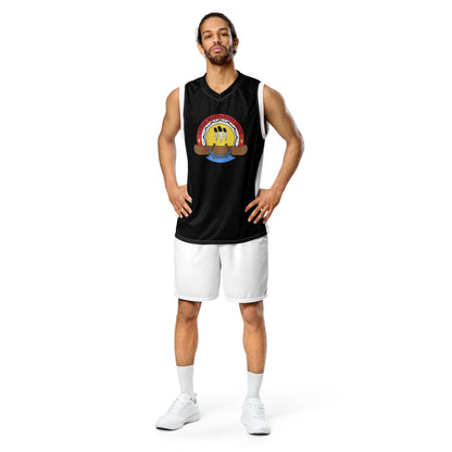 UMT Recycled Unisex Basketball Jersey (Black)